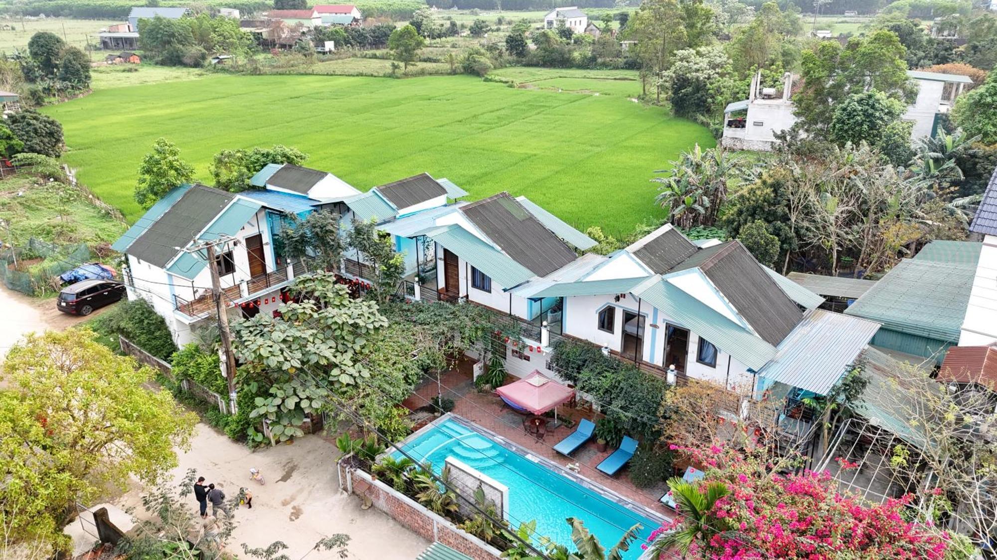 An An Homestay Bungalow Фонгня Экстерьер фото